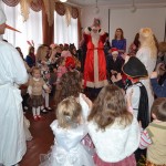 Новогодний огонек для студентов и детей сотрудников